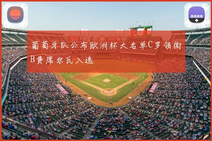 葡萄牙队公布欧洲杯大名单C罗领衔B费席尔瓦入选